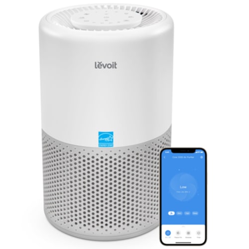 Levoit HEPA Air Purifier Core200S, Quiet, ENERGY STAR, 457 sq ft