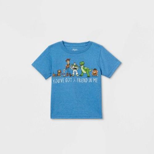 Toddler Boys' Toy Story 'Friend In Me' Short Sleeve Graphic T-Shirt - Blue 3T