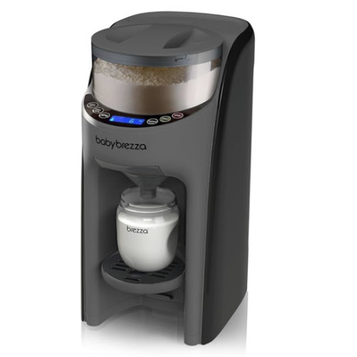 Baby Brezza New and Improved Formula Pro Advanced Formula Dispenser Machine - Automatically Mix a Warm Formula Bottle Instantly - Easily Make Bottle with Automatic Powder Blending, Charcoal