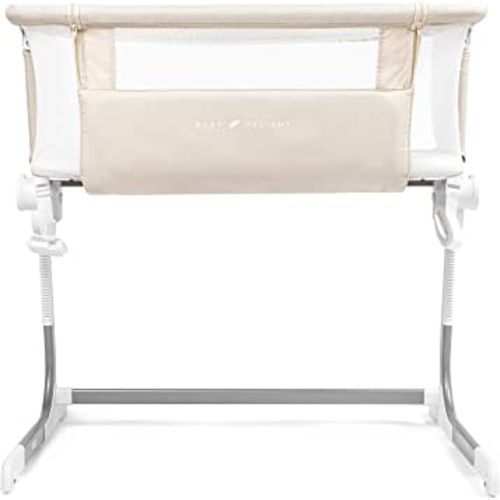 Baby Delight Beside Me Dreamer Bassinet | Bedside Sleeper | 8-Position Height Adjustment | Golden Grain