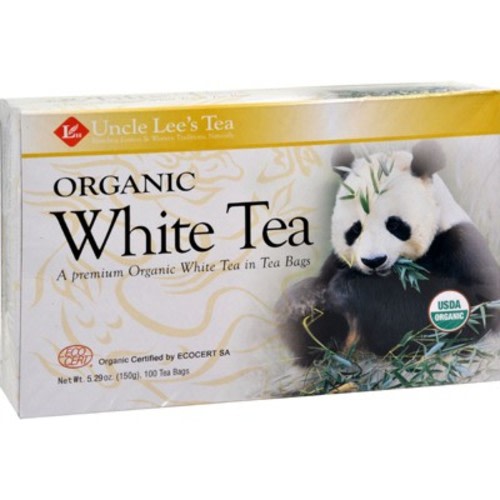 White Tea By Uncle Lee Tea’S Tea, Legends Of China Premium Caffeinated White Tea Bags Individually Wrapped, 100 Count