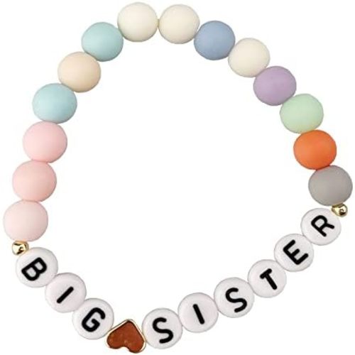 Sister's Big Bracelet Gift, Little Girls' Sister Jewelry
