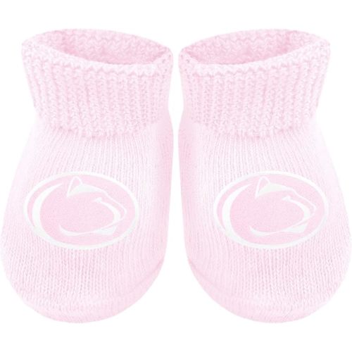 Creative Knitwear College Baby Bootie Sock - Team Logo, Multiple Colors, for Boys & Girls (Newborn - 6 Months)