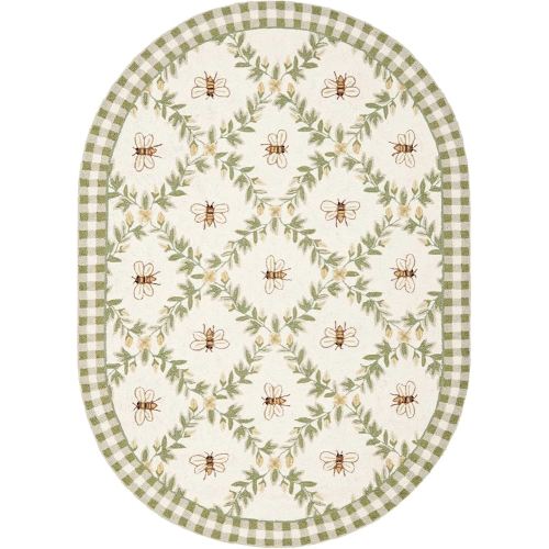 Amazon.com: Safavieh Chelsea HK55A Ivory - Green Area Rug : Home & Kitchen