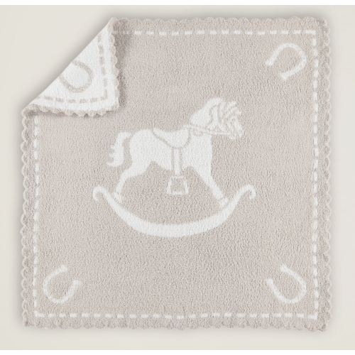 CozyChic® Scalloped Receiving Blanket | Stone