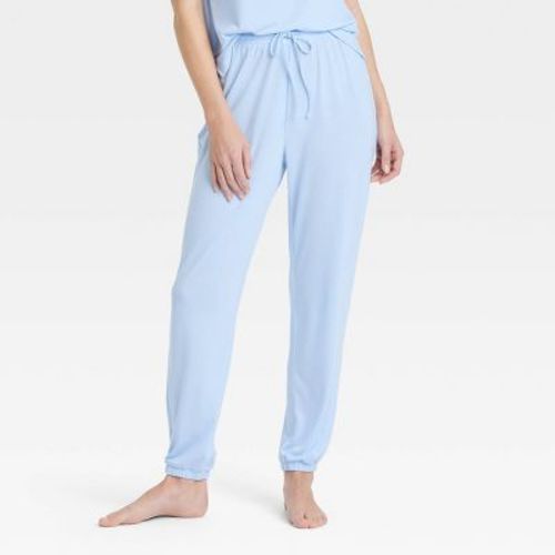 Women's Cooling Jersey Jogger Pajama Pants - Auden™ Light Blue M