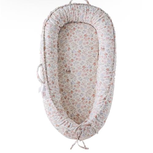 Infant Lounger, Baby Nest Cover for Baby Girls & Boys, Newborn Essentials for Baby 0-18 Months, 100% Cotton Breathable (Wonderland)