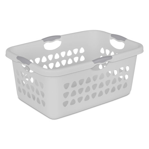 Sterilite 2 Bushel Ultra™ Laundry Basket Plastic, Cement