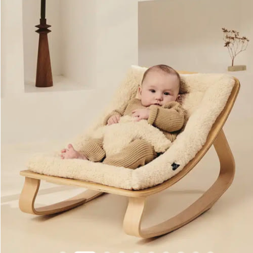 LEVO Baby Rocker in natural wood – Charlie Crane Paris