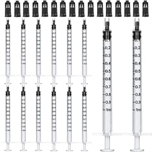1ml Syringes with Caps (Pack of 100)