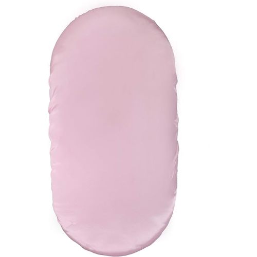 Pro Goleem Satin Bassinet Sheet Great for Baby Hair Soft Silk Feeling Sheet for Cradle or Bassinet Pad＆Mattress for Girls Gift for Newborn and Infant Pink