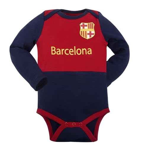 Cnins Sporty Baby Bodysuit - Long Sleeve Soccer-Themed Unisex Infant Romper 0-18 Months