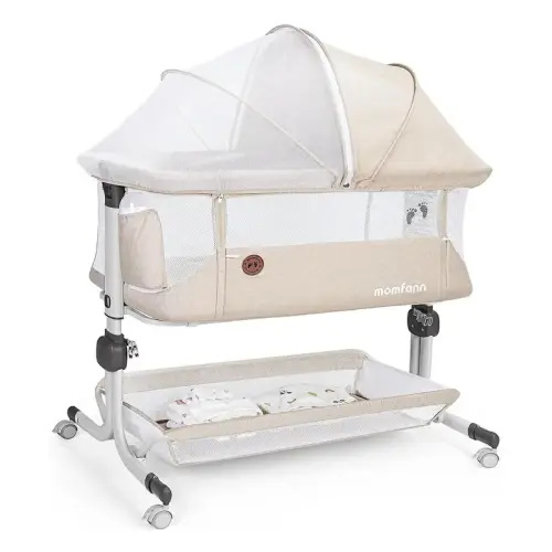 Momfann Baby Bassinet Bedside Sleeper, Upgraded Stability Bedside - TikTok Shop