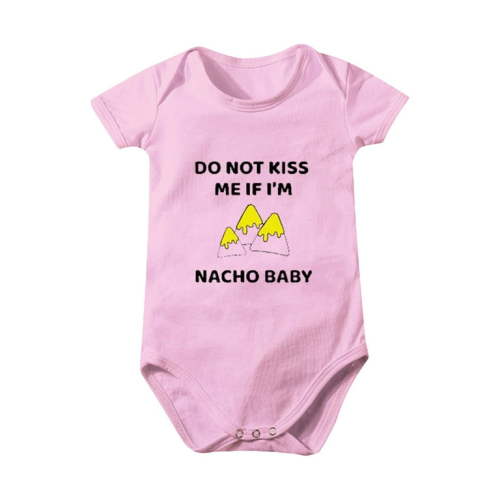 MHZLDYZ Unisex Newborn Clothes Infant Boys Girls Short Sleeve Cartoon Rompers Newborn Tights With Pockets for 0 To 24 Months 0-3 Months Baby Girl Clothes Baby Gifts for Boys (Pink,B)