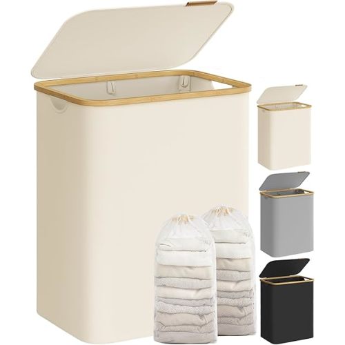 SONGMICS Laundry Hamper with Lid