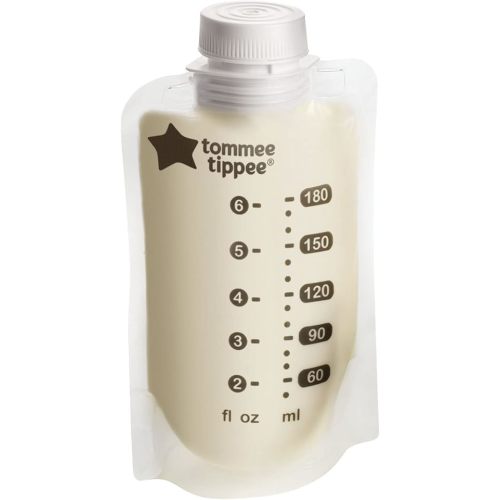 Tommee Tippee Breast Milk Pouches (70 Count) Compatible with All Leading Breast Pumps and Bottle Nipples, BPA-Free