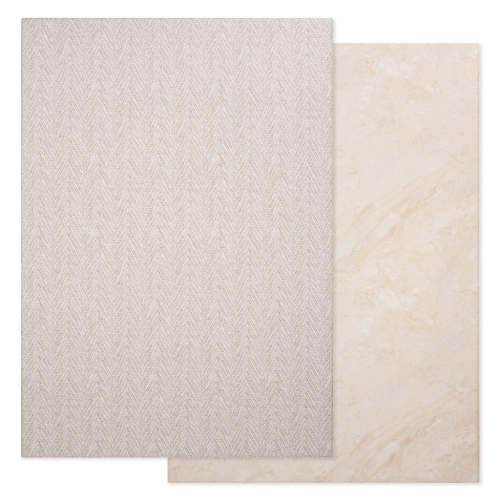 Large Foam Play Mat - Travertine/Herringbone