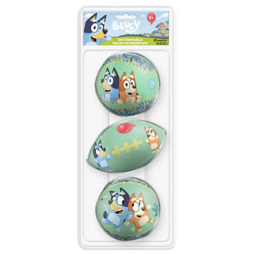 Bluey x CAMP Foam Ball 3 Pack