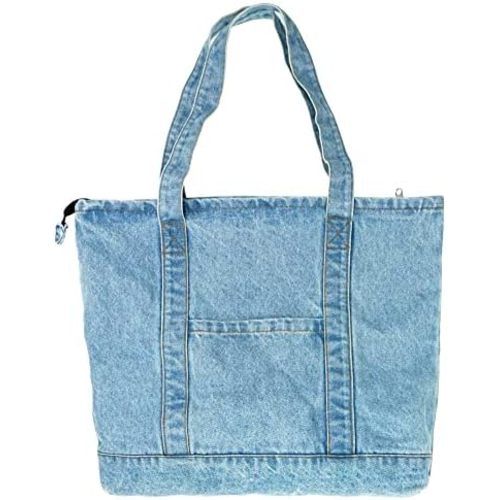 Denim Tote Diaper Bag
