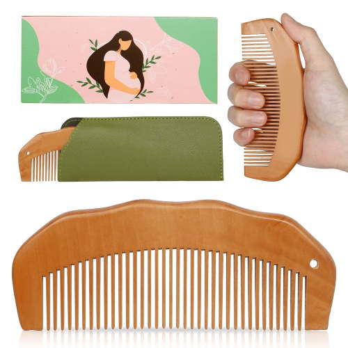 BESTSKY Birth Comb for Women Labor,Hospital Bag Must Haves for Pregnant Mom,Wooden Labor Comb Natural Labor&Delivery Essentials,New Mom Gifts Birthing Comb Labor Comb