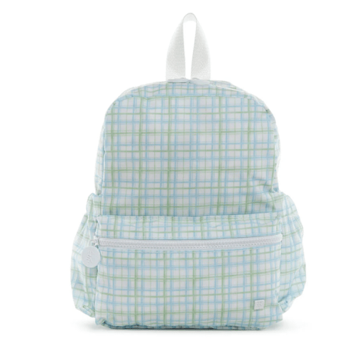 TRVL Mini Backer - Classic Plaid Green