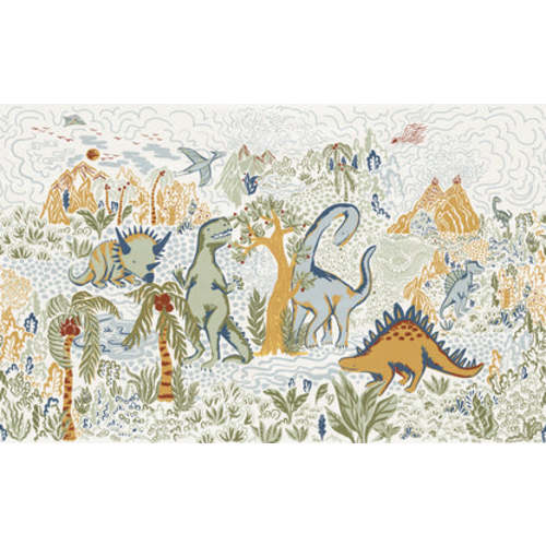 Dinosaur Island Wall Mural