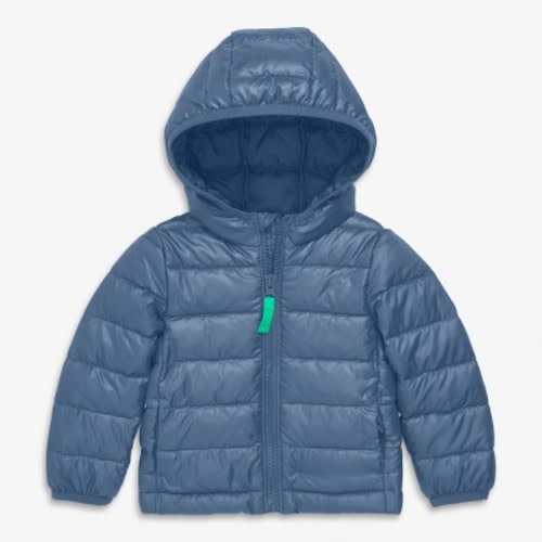 Primary Baby Lightweight Puffer Jacket in Dusk Size 12-18 Months