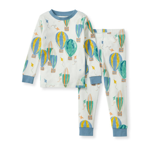 12M Hot Air Balloon Festival Organic Two-Piece Pajamas – Burt's Bees Baby