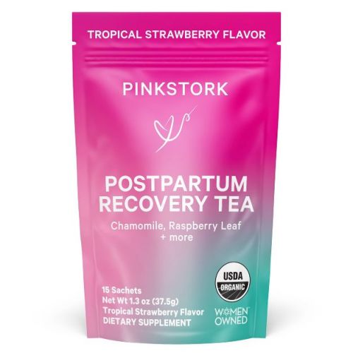 Pink Stork Recovery Tea - Strawberry Passion Fruit Pouch - 15ct