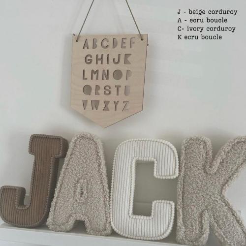 Fabric Letter Decor