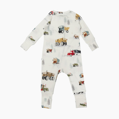 Loulou Lollipop Sleeper (Tencel) - Happy Trucks, 3-6 M