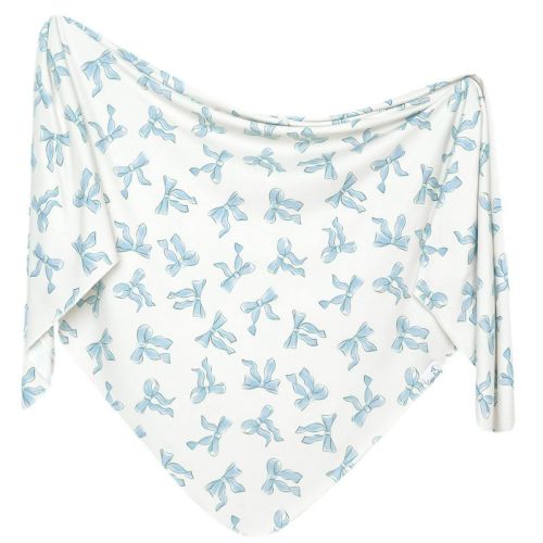 Copper Pearl Premium Swaddle Blanket - Daphne Bows