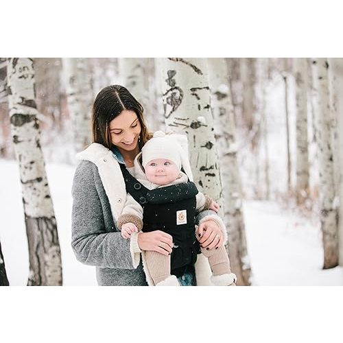 Ergobaby Omni Classic (formerly OMNI 360) All-Position Baby Carrier for Newborn to Toddler with Lumbar Support, 7-45 Pounds, Pearl Grey, One Size