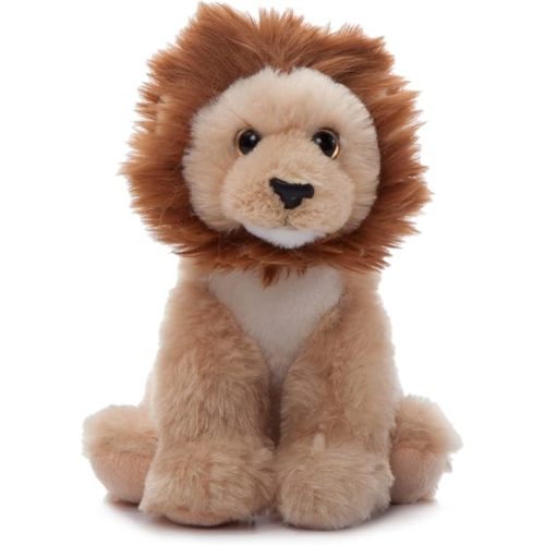 The Petting Zoo Lion Stuffed Animal Plushie, Gifts for Kids, Wild Onez Babiez Zoo Animals, Lion Plush Toy 6 inches