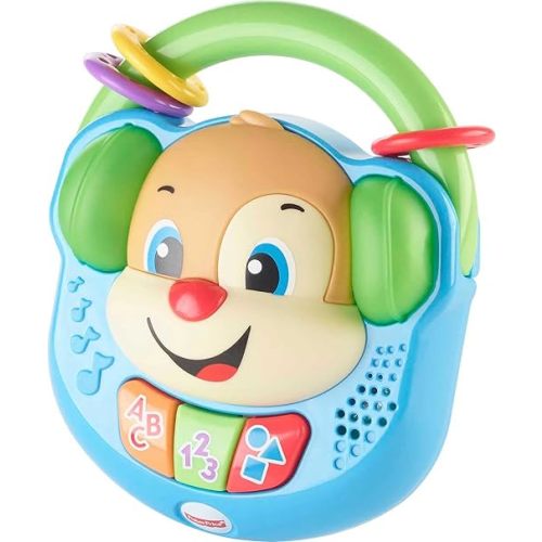 Fisher-Price Baby & Toddler Toy Laugh & Learn Sing & Learn Music Player Pretend Radio with Lights & Songs for Infants Ages 6+ Months