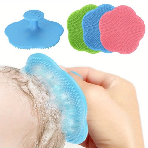2pcs set soft head fat comb bathing hair cleaning brush head massager comb for kids christmas gifts xmas present | temu Temu