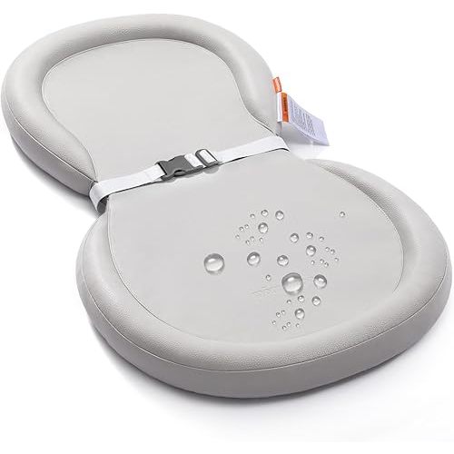 Baby Changing Pad,Soft, Lightweight and Portable Changing Pad, Contoured Changing Table Pads for Dresser,Waterproof & Non-Slip Wipeable Changing Pad,30"X19",Gray