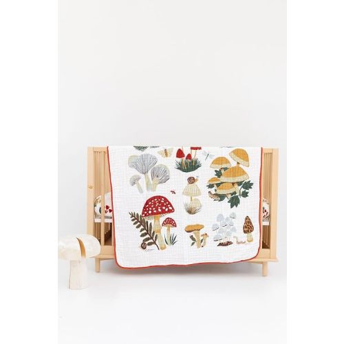 CLEMENTINE KIDS Reversible Quilts (Mushroom)