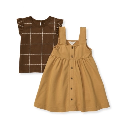 Organic Baby Girl Bee Wing Set