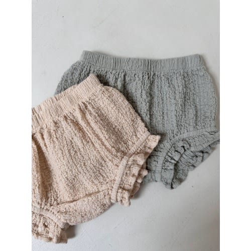 Baby Crinkled Lace Bloomer (3-18m) - 2 Colors | AT NOON STORE