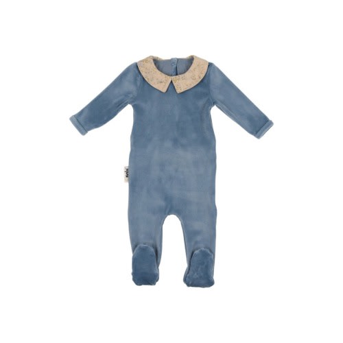 Floral Collar Velour Footie, 12M
- Only 2 left