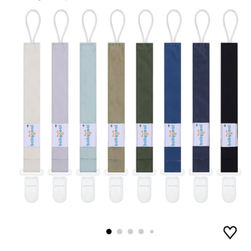 babygoal Baby Pacifier Clips 8 Pack, Pacifier Holder Clips Fits for Most Pacifier and Binkies-Neutral Color 8PS45
