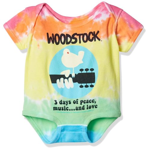 Liquid Blue baby-boys Woodstock Banded Short Sleeve Onesie