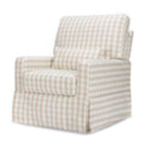 Namesake Crawford Pillowback Comfort Swivel Glider | Modern Nursery™