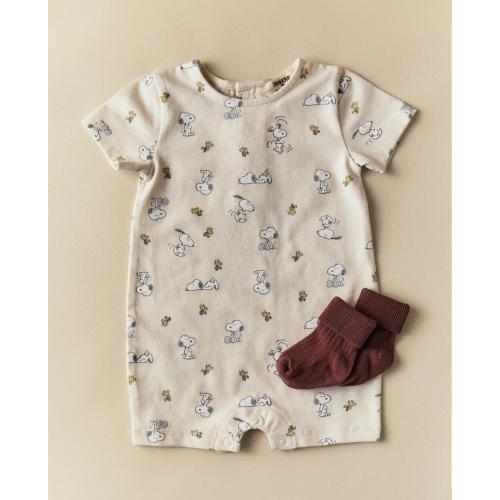 CHILDREN’S PEANUTS™ SHORT ROMPER | Zara Home United States of America