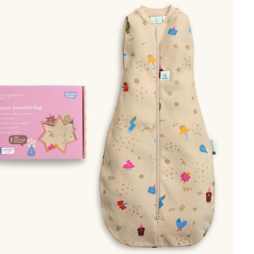 Cocoon Swaddle Bag 1.0 TOG Birthday Blobs (Transitional) – ergoPouch AU