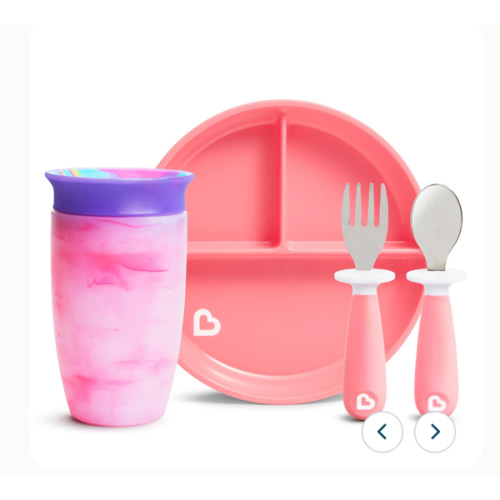 Pretty in Pink Toddler Mealtime Bundle | Munchkin