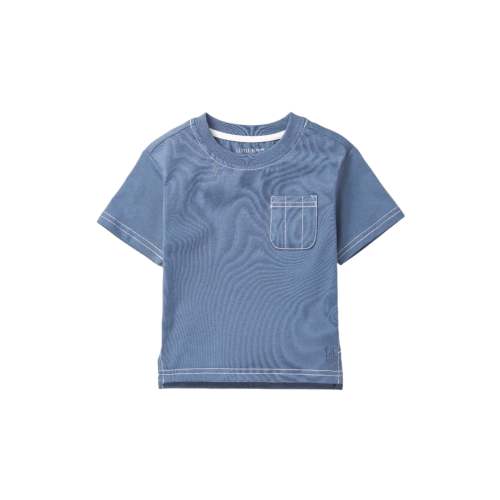 Contrast Thread Tee - Blue