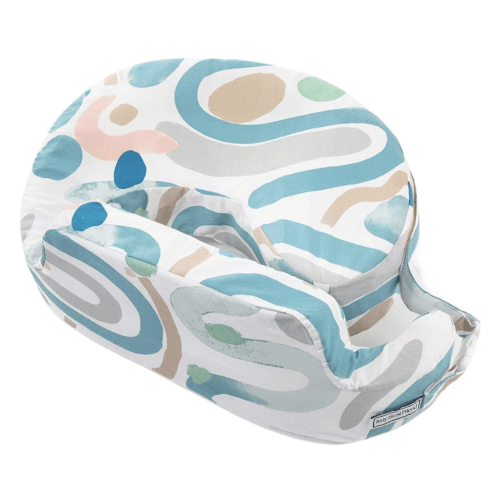 Super Deluxe Designer Nursing Pillow with 100% Organic Cotton Cover