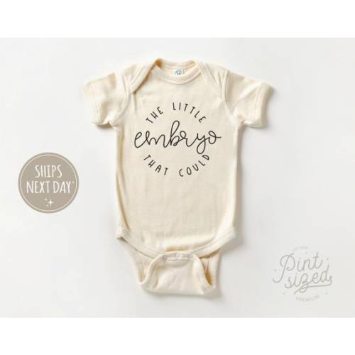 IVF Baby Onesie® the Little Embryo That Could Bodysuit - Etsy